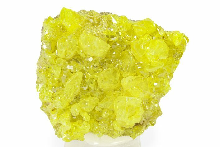 Bright-Yellow Sulfur Crystals - Bolivia #322543